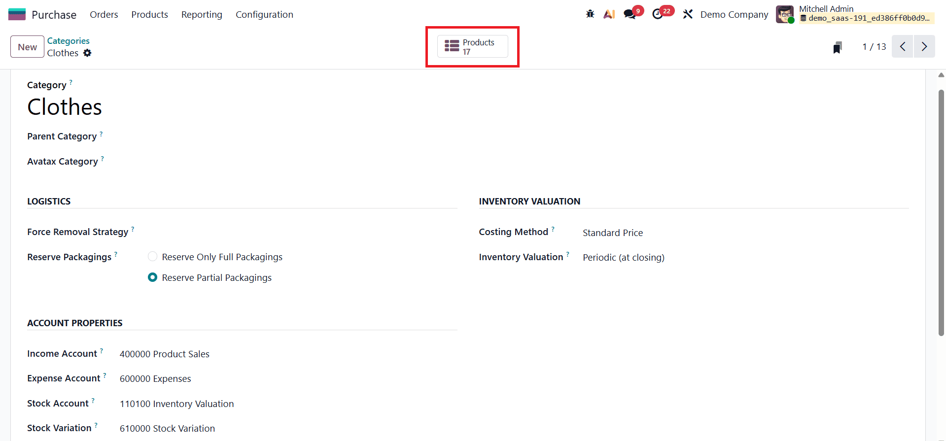 Создавайте и управляйте категориями товаров для более эффективных закупок в Odoo 19-cybrosys, изображение 8