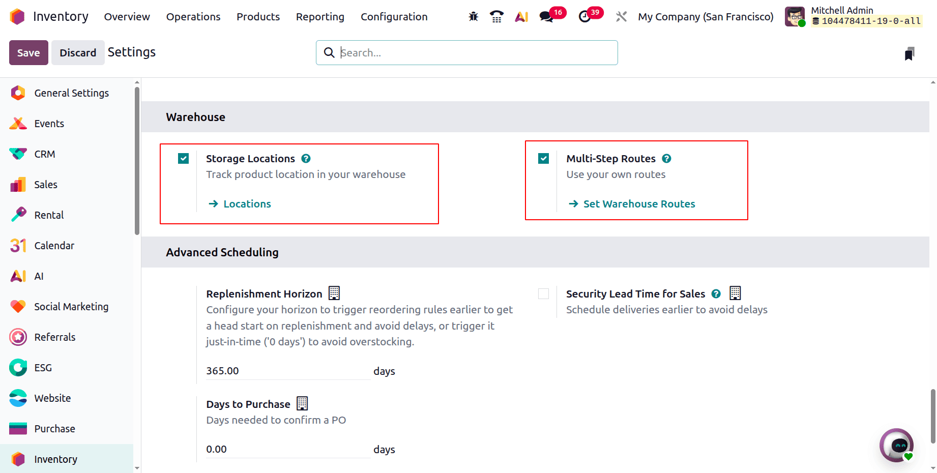 Эффективное размещение товаров на складе с использованием правил размещения в Odoo 19-cybrosys, изображение 1