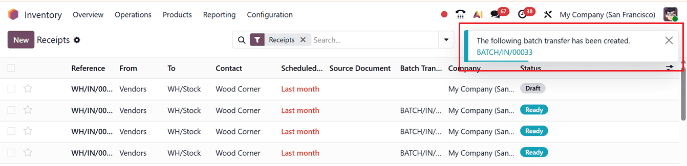 Как использовать пакетную и волновую передачу данных в Odoo 19 Inventory-cybrosys, изображение 8