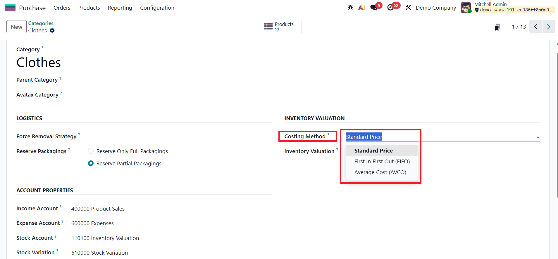 Создавайте и управляйте категориями товаров для более эффективных закупок в Odoo 19-cybrosys, изображение 5