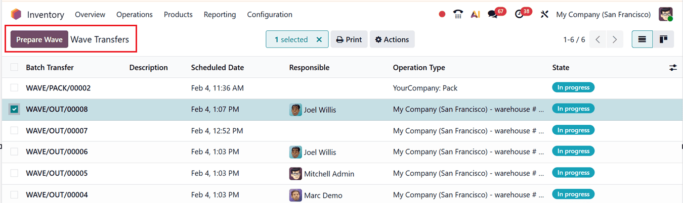 Как использовать пакетную и волновую передачу данных в Odoo 19 Inventory-cybrosys, изображение 19