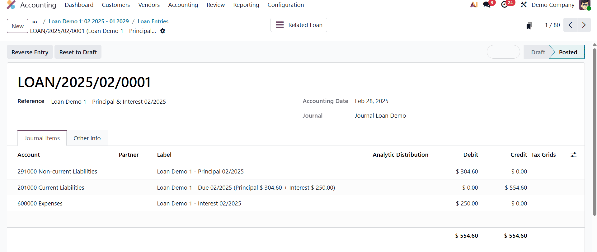 Как настроить и управлять кредитами в Odoo 19 Accounting-cybrosys, изображение 11