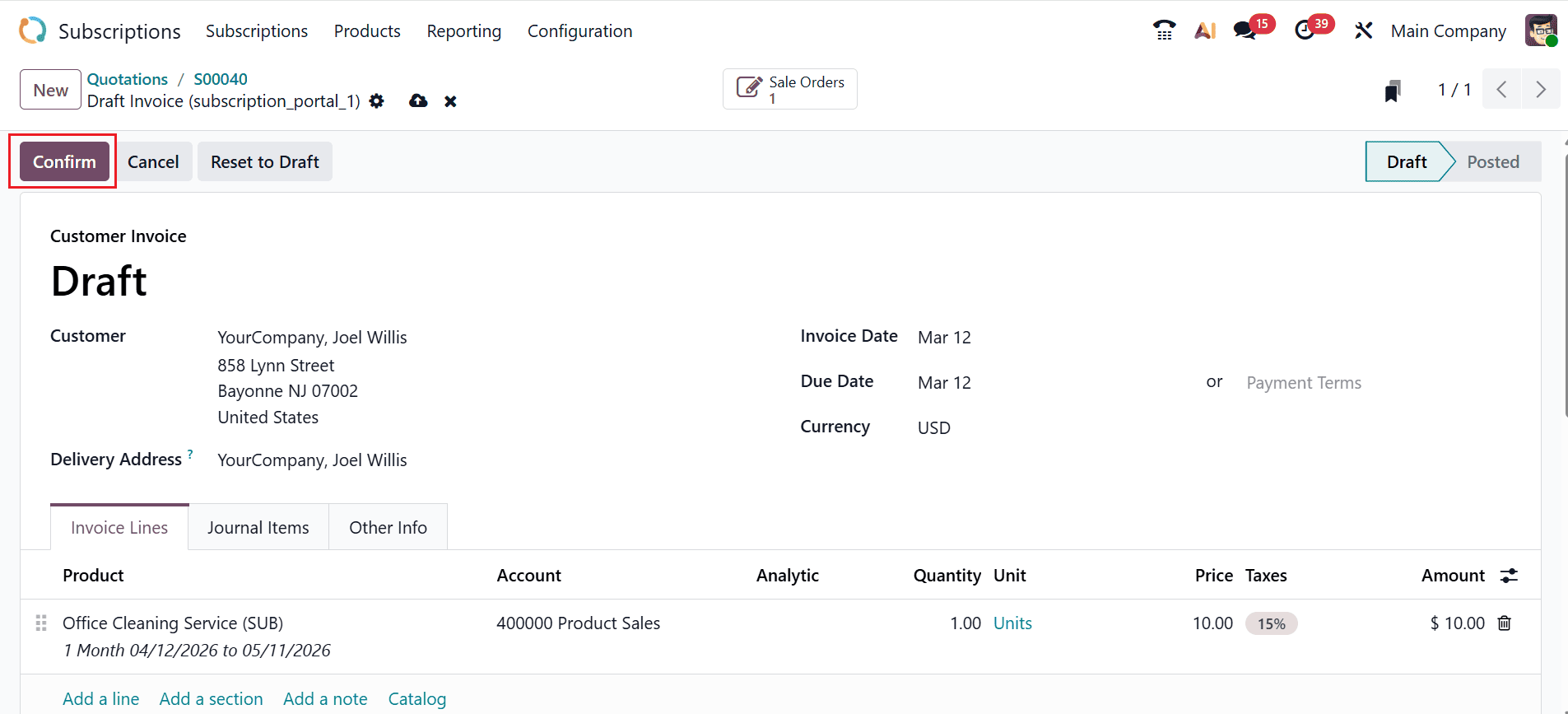 Как управлять продлением подписок в Odoo 19-cybrosys, изображение 5