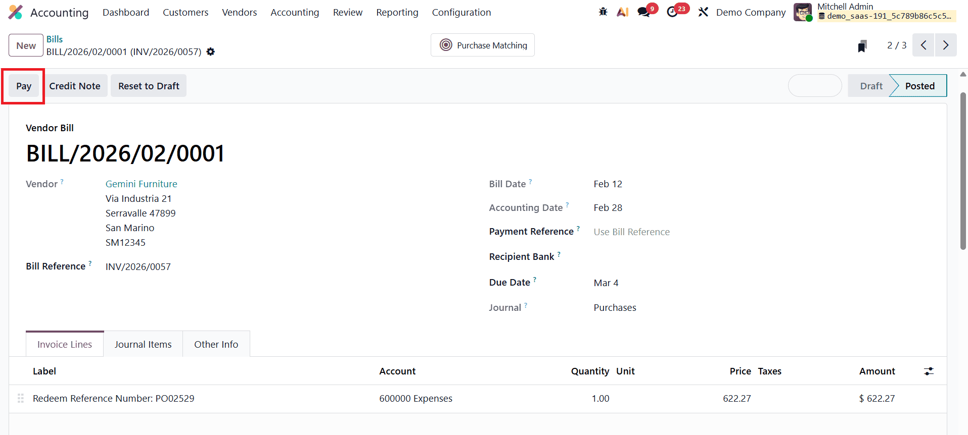 Как отслеживать и обрабатывать платежи поставщикам в Odoo 19-cybrosys, изображение 26
