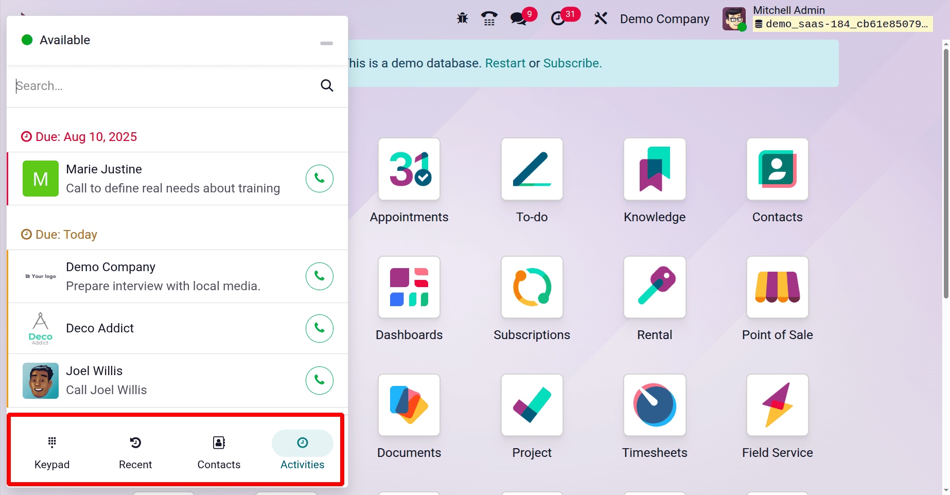 Как VoIP помогает поддерживать отношения с клиентами в Odoo 18-cybrosys, изображение 4