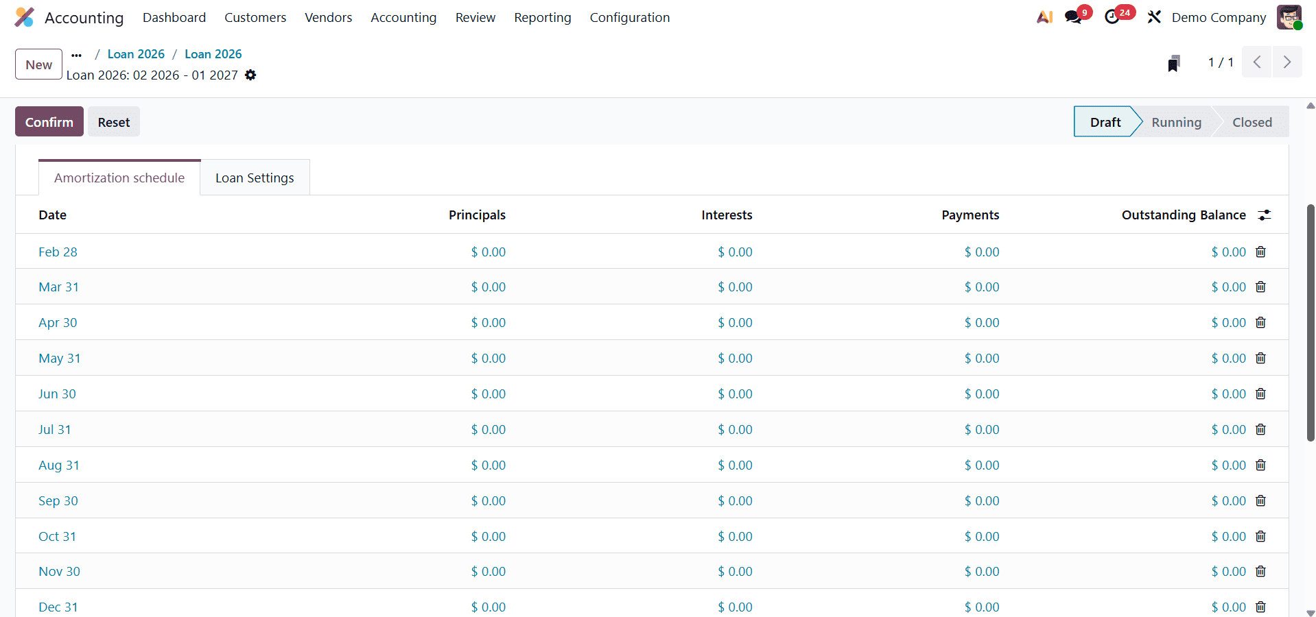 Как настроить и управлять кредитами в Odoo 19 Accounting-cybrosys, изображение 7