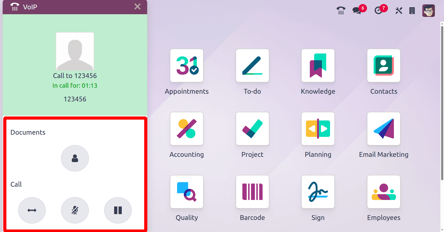 Как VoIP помогает поддерживать отношения с клиентами в Odoo 18-cybrosys, изображение 6