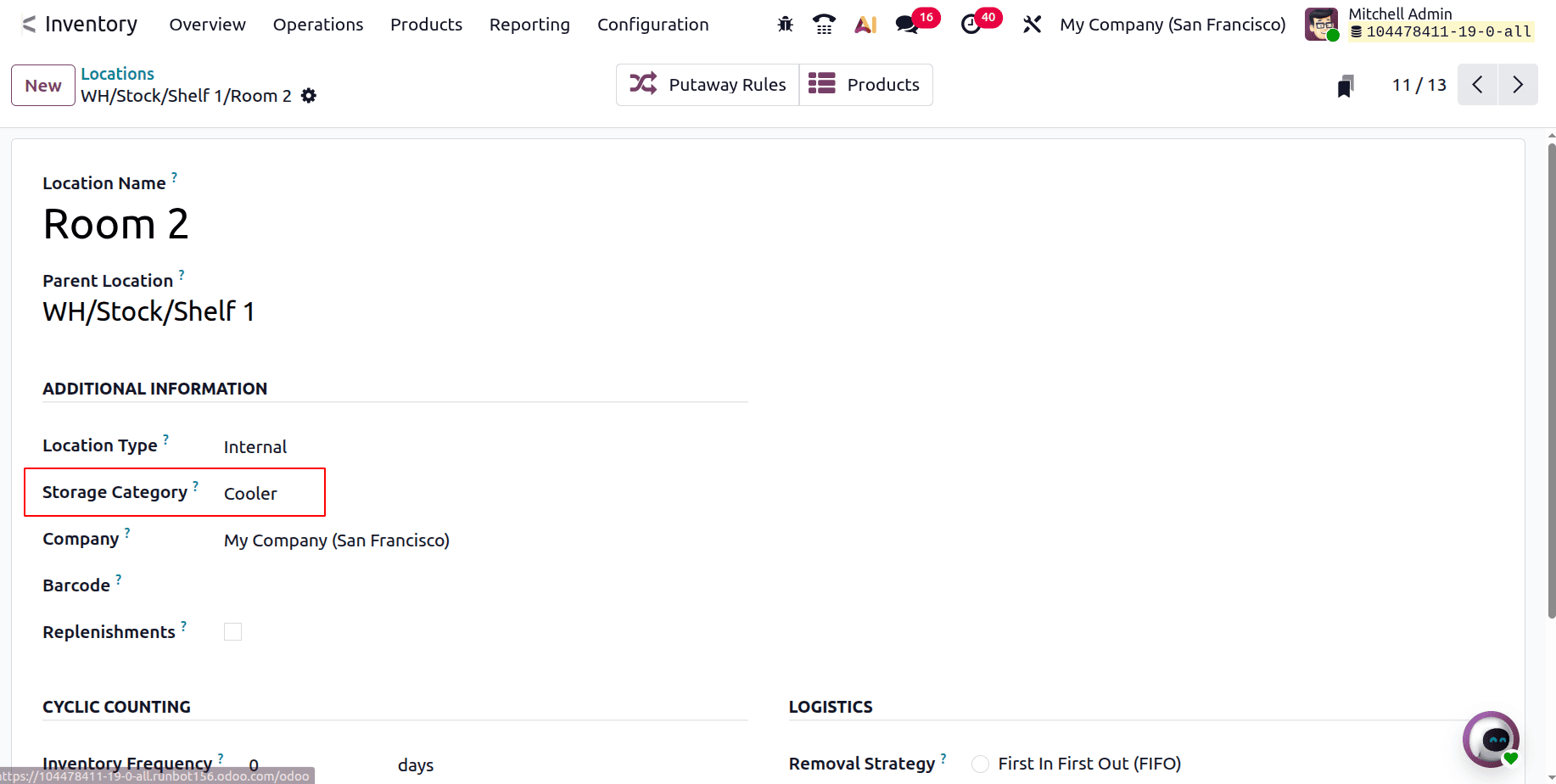 Эффективное размещение товаров на складе с использованием правил размещения в Odoo 19-cybrosys, изображение 12